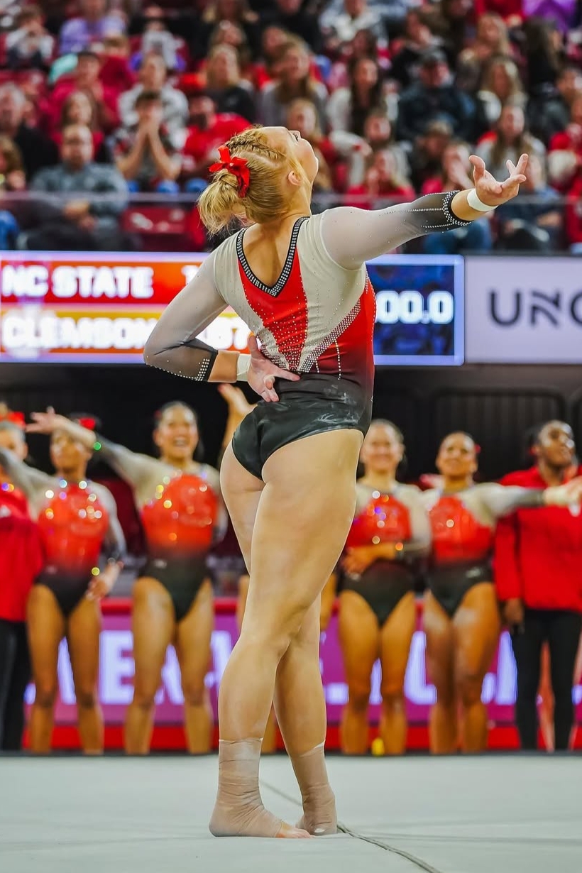 Krista Zultevicz of NC State Gymnastics