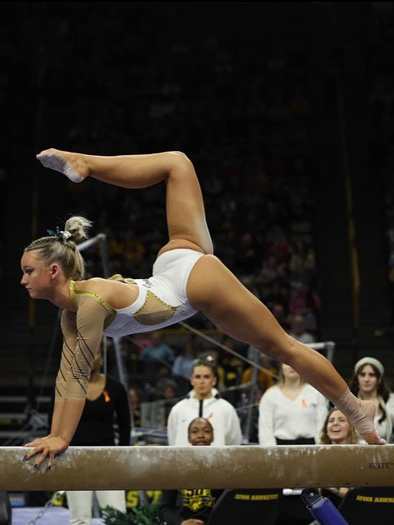 Alexa Ebeling of Iowa Gymnastics